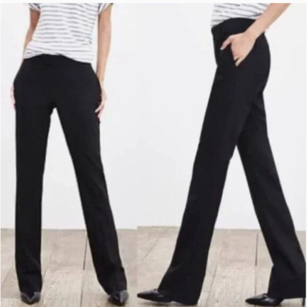 Banana Republic Martin Fit Fully Lined Trouser – Black (Style V/311217) Size 10